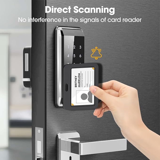 Horizontal Sliding ID Badge Holder - Image 4