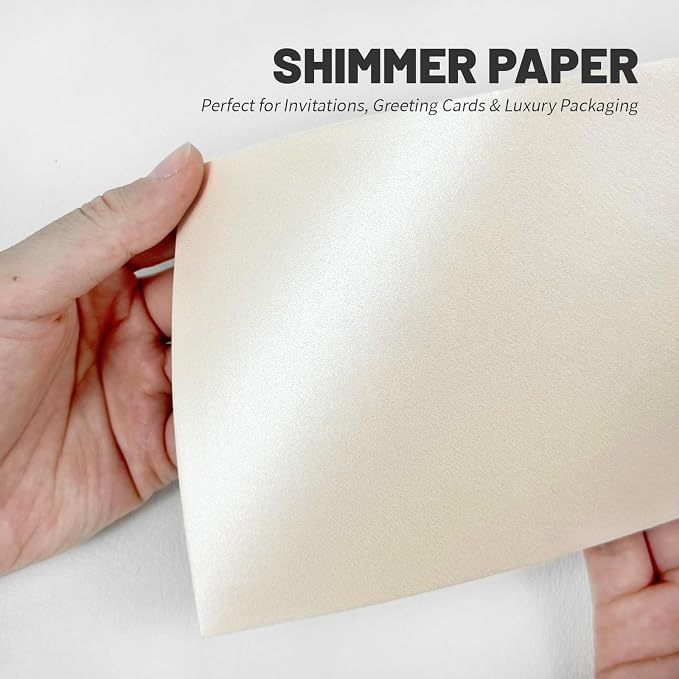 50 PCS 4x6 Pearl Ivory Envelopes - Image 4