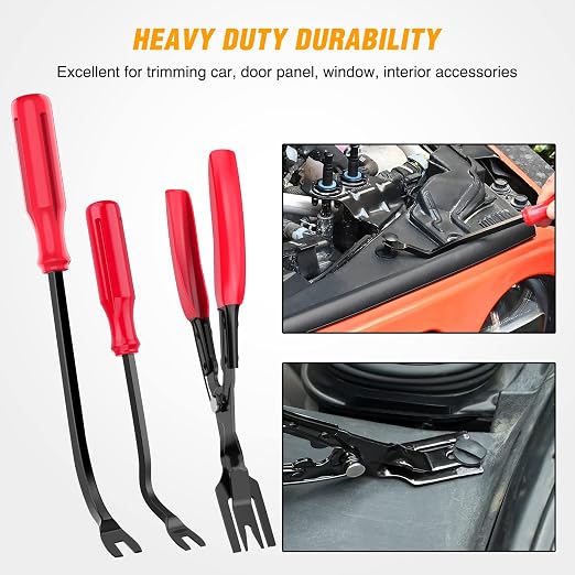 GOOACC 238Pcs Trim Removal Tool, Auto Push Pin Bumper Retainer Clip Set - Image 3