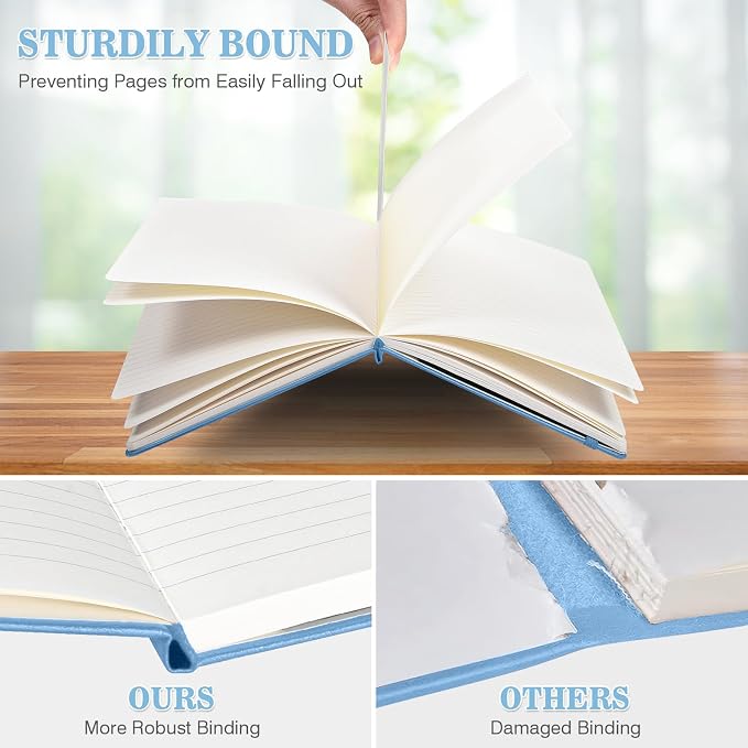 OMEYA 4 Pack Lined Journal Notebooks - Image 5