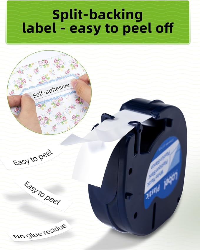 Label KINGDOM Compatible with Dymo Label Maker Refills 91331 S0721660 White - Image 4