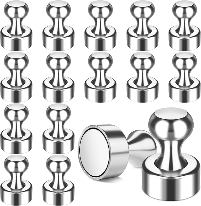 FINDMAG 16 Pack Magnets for Whiteboard, Fridge Magnet, Small Magnets, by FINDMAG