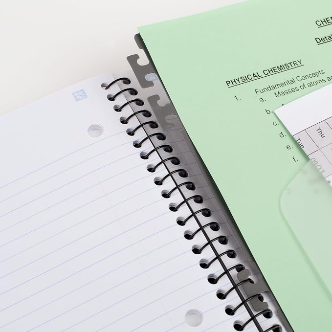 Five Star Advance Spiral Notebook + Study App, 3 Subject, College Ruled Paper - Image 5