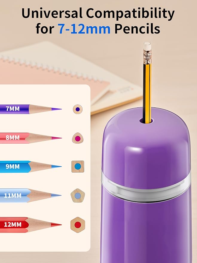 JARLINK Automatic Electric Pencil Sharpener - Image 4