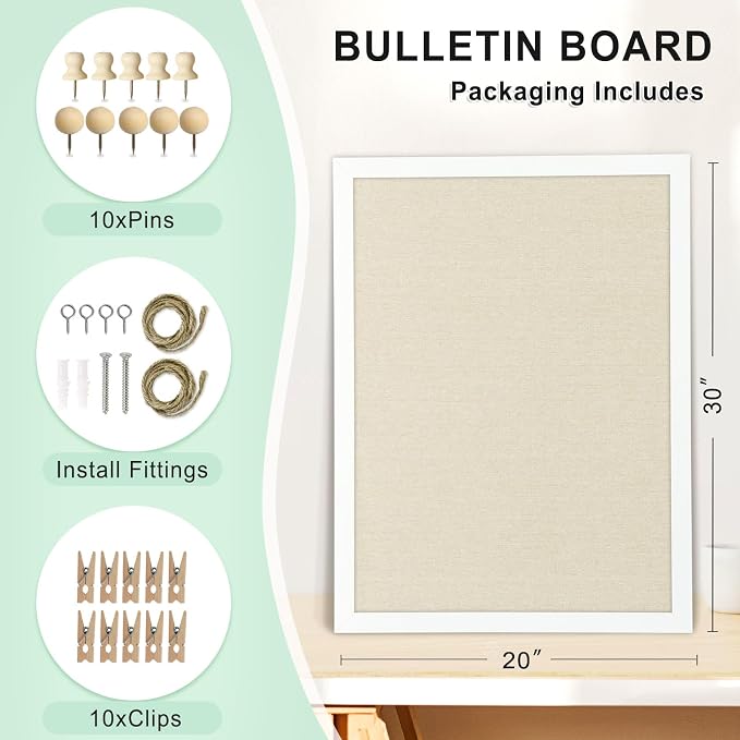 DOLLAR BOSS Cork Board Bulletin Board - Image 5