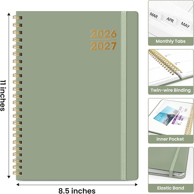 Planner 2026-2027 for Women & Men, Academic Monthly and Weekly Calendar Planner - Image 5