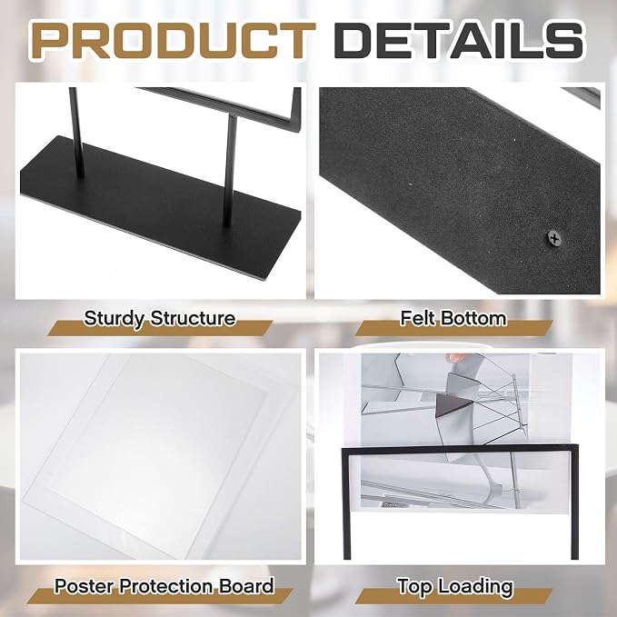 Zhengmy 2 Pcs Tabletop Sign Holder - Image 5