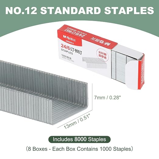 PATIKIL No.12 Staples for Stapler - Image 2