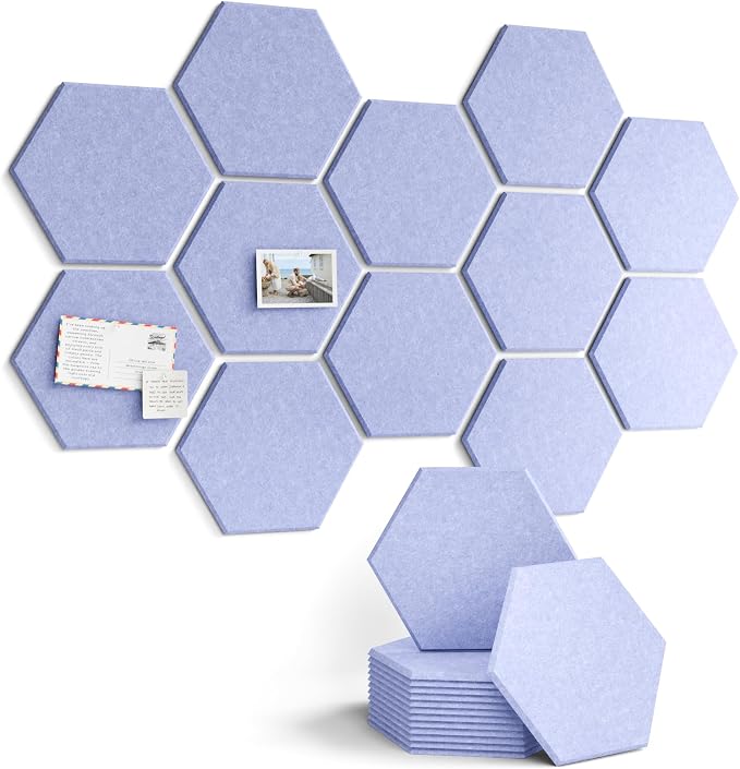 Fluxynara Hexagon Cork Board Alternative by FLUXYNARA