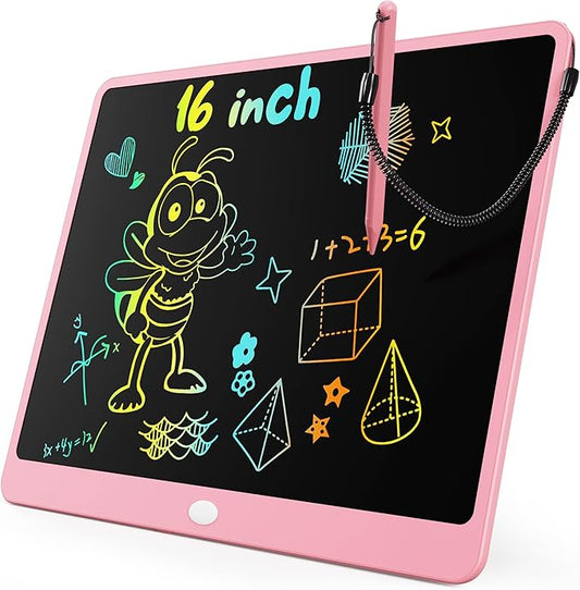 KOKODI LCD Writing Tablet, 16 Inch Colorful Toddler Doodle Board Drawing Tablet by WhereKidsLearnThroughPlay