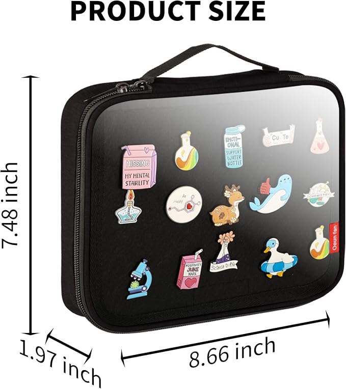Oeun fan Enamel Pin Display Book, Small Collections Or Travel Pin Trading Book - Image 5