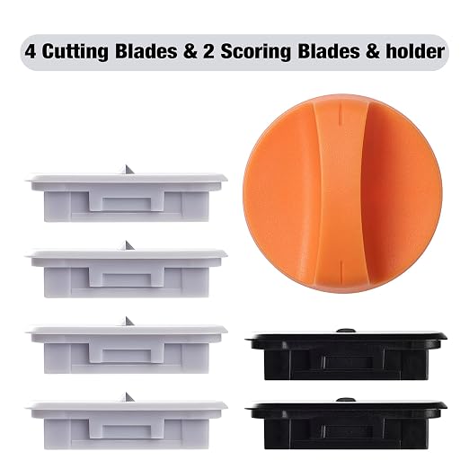 Likart 6-Pack Paper Cutter Replacement Blades kit, Portable Trimmer Cutting - Image 2