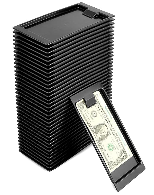 QWORK Black Check Holders, Check Tip Holder by QWORK