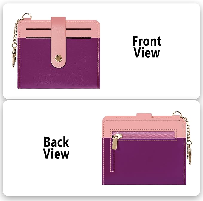 Airkit Small Wallet Women RFID, PU Leather Card Holder - Image 4