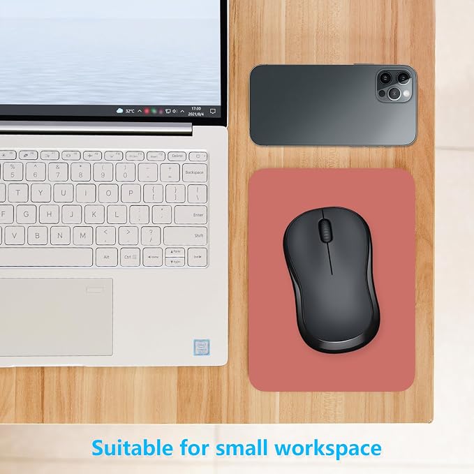 Dapesuom Small Mouse Pad, 6 x 8 Inch Thick Rubber Premium-Textured Non-Slip - Image 3