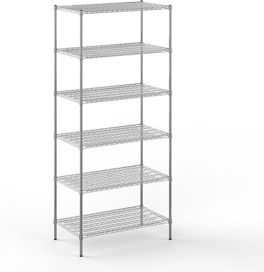 Regal Altair 24" Deep x 42" Wide x 96" Height Wire Shelving Kit | 6-Tier | NSF by Regal+Altair