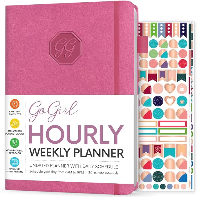 GoGirl Weekly Schedule Planner – Hourly Work & Life Planner by GoGirlPlanner