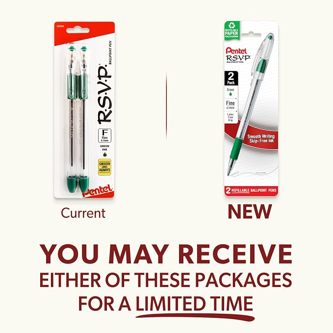 Pentel R.S.V.P. Ballpoint Pen, Fine Line - Image 5