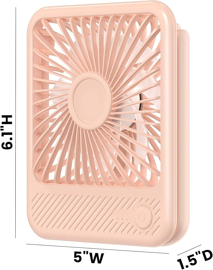 Koonie USB Desk Fan, Strong Wind Ultra Quiet Small Personal Fan - Image 7