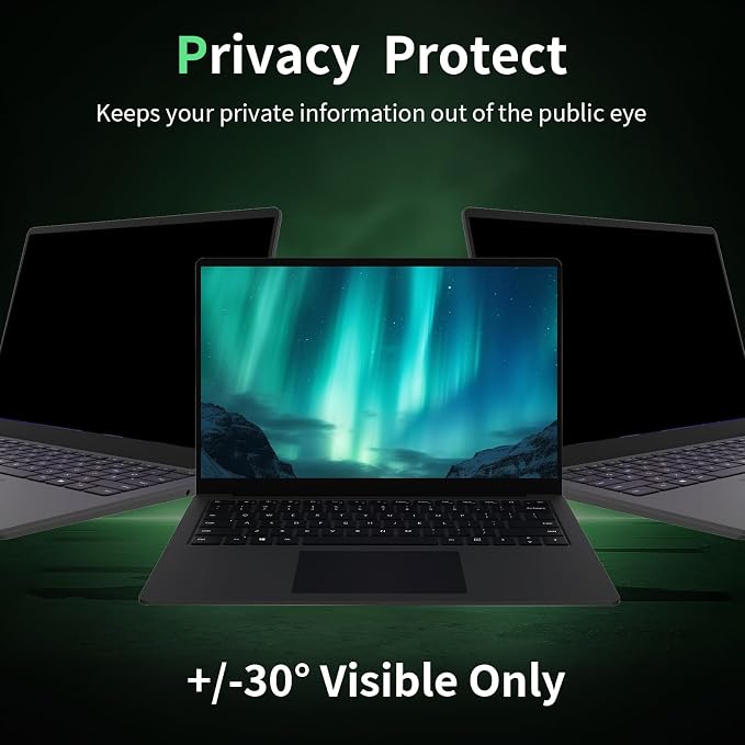 Laptop Privacy Screen 14 Inch, Laptop Screen Privacy Shield 16:9 Aspect Ratio - Image 3