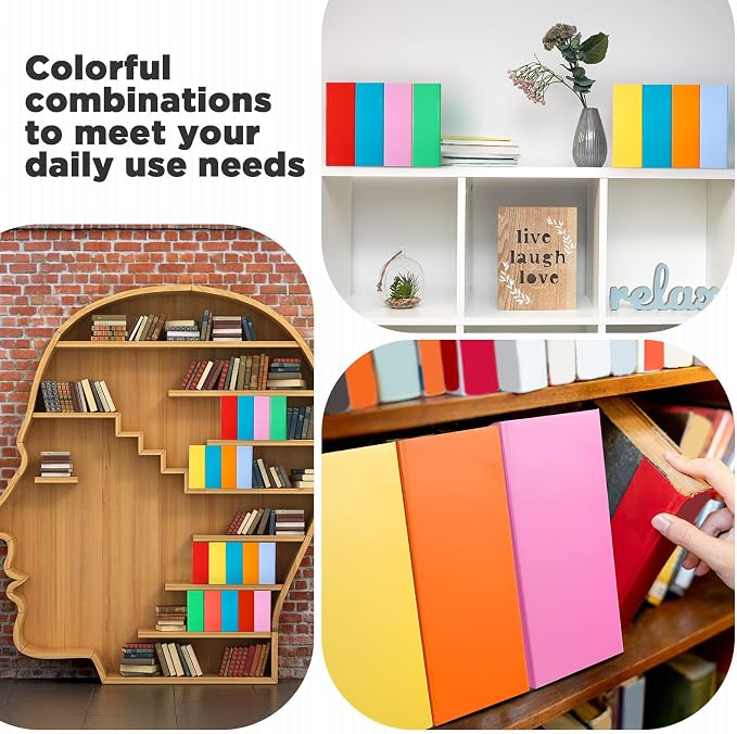 Jutom 32 Pcs Magazine File Holder Set Including Colored Foldable Desk File - Image 3