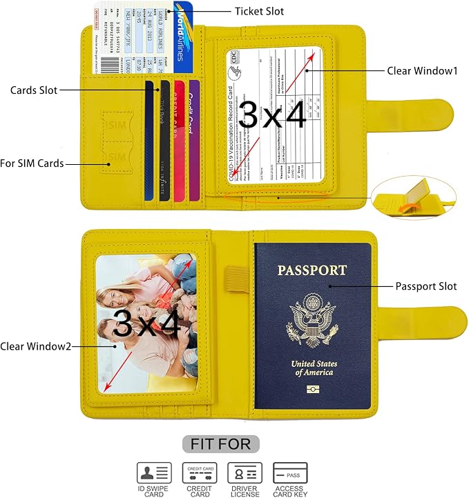 Melsbrinna RFID Passport Holder - Image 3