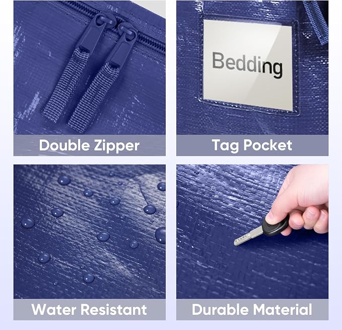 TICONN 8 Pack Extra Large Moving Bags Heavy Duty - Image 6