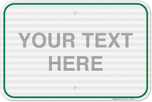 Custom Sign, Personalized Metal Signs, Customize by SigoSigns