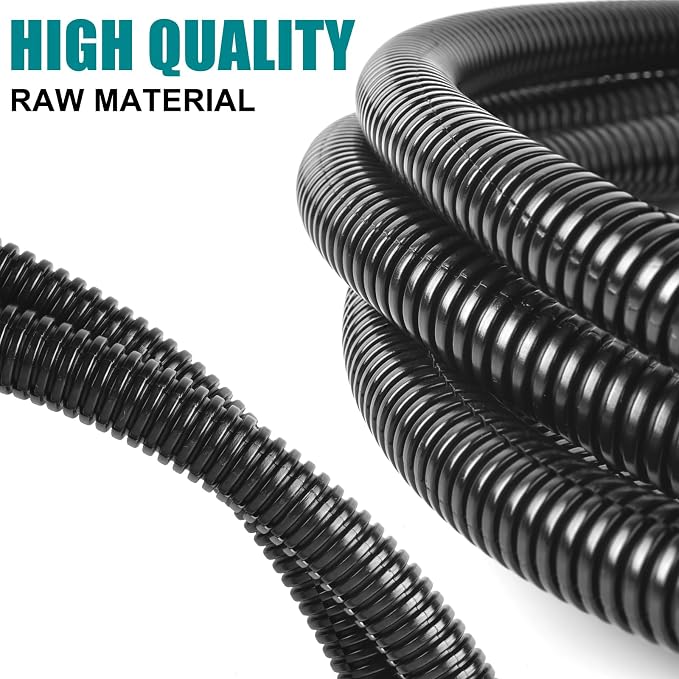 1/4 Inch Wire Loom Split Tubing - 30 ft Cord Protector Electric Wires Covers - Image 3