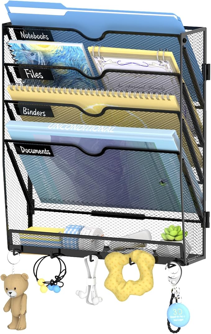 SUPEASY 5 Tier Wall File Organizer by SUPEASY