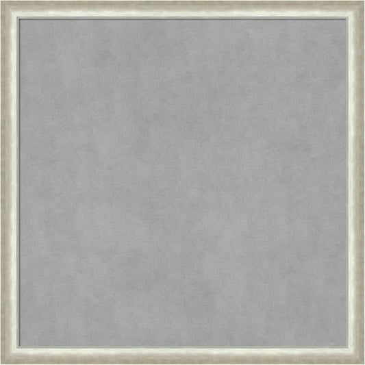 Amanti Art Silver Framed Magnetic Board 26x26 Medium Vision Board by AmantiArt