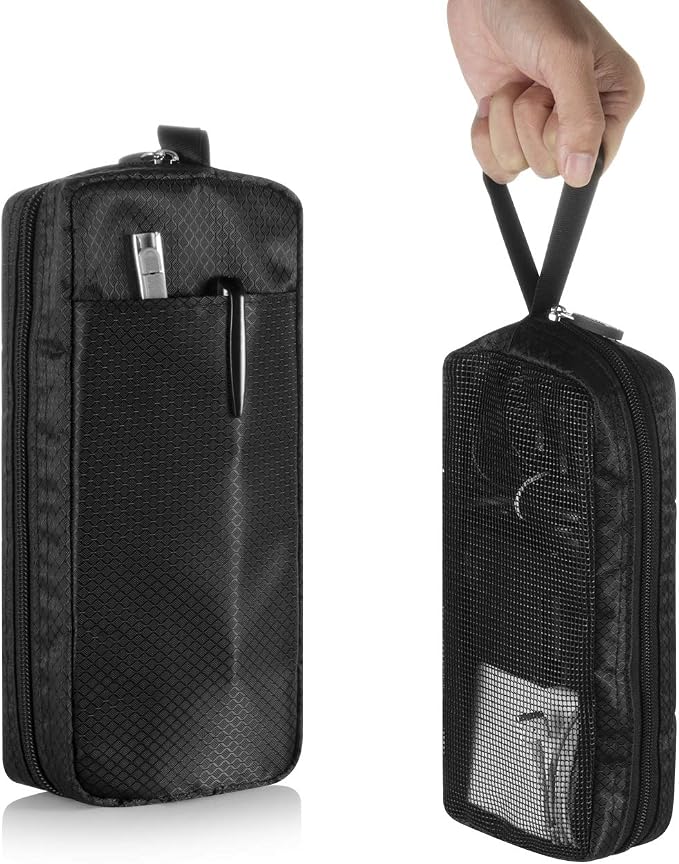 CM Travel Cable Organizer Case Portable Computer Accessories Zipper Mesh Pouch - Image 6