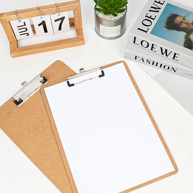 24 Pack Clipboards Bulk, Clip Boards 8.5x11 Standard Letter Size, Clipboards - Image 2