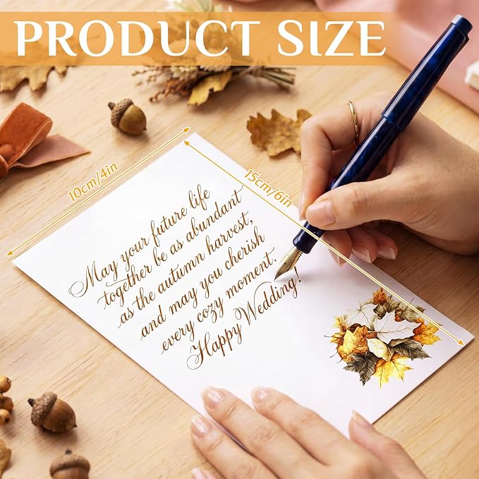 Spiareal 100 Pcs Blank Note Cards Blank Decorative Notecards Index Cards Bulk - Image 2