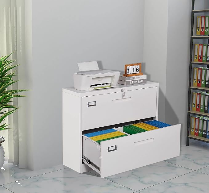 MIIIKO 2 Drawer Lateral File Cabinet - Image 2