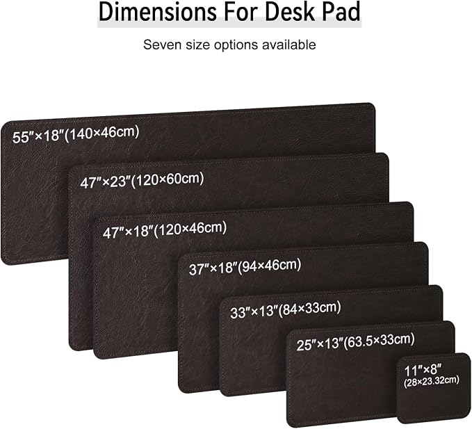 Imitation Crazy Horse Leather Desk Mat - Image 9