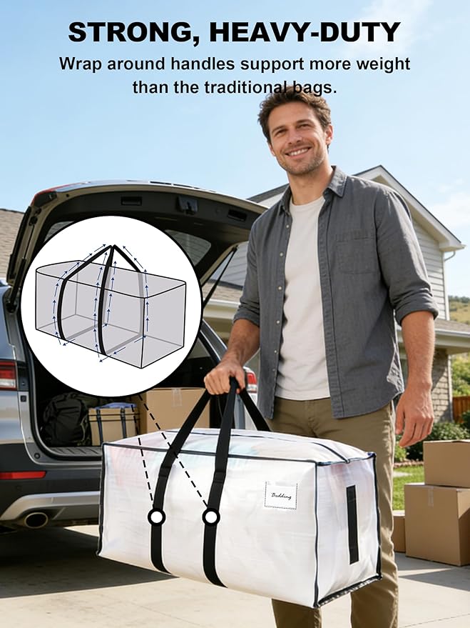 HOMESURE Supports 200lbs Heavy Duty Moving Bags - Image 2