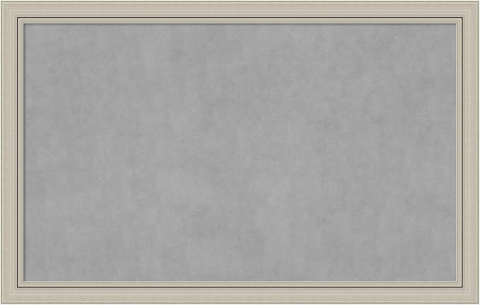 Amanti Art Silver Framed Magnetic Board 28x44 Large Vision Board by AmantiArt