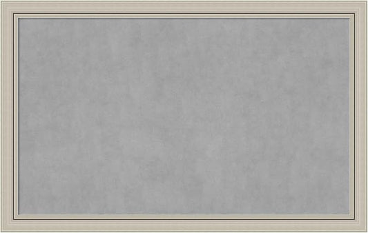 Amanti Art Silver Framed Magnetic Board 28x44 Large Vision Board by AmantiArt