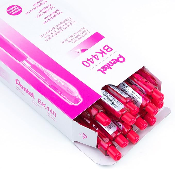 Pentel Wow! Retractable Ballpoint Pen, Medium Line, Box of 12 - Image 2