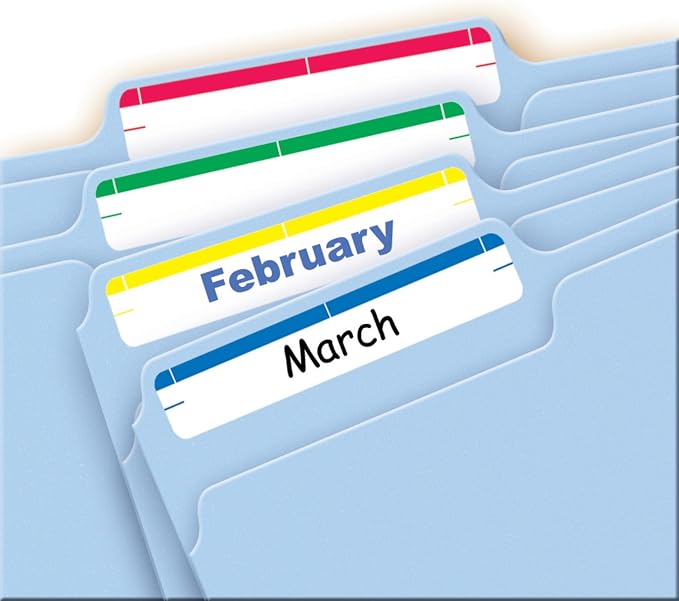 Avery File Folder Labels on 4" x 6" Sheets, Permanent Adhesive, 2/3" x 3-7/16" - Image 2