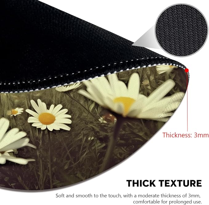 Serenity in Spring Daisies Mouse Pad - Image 5