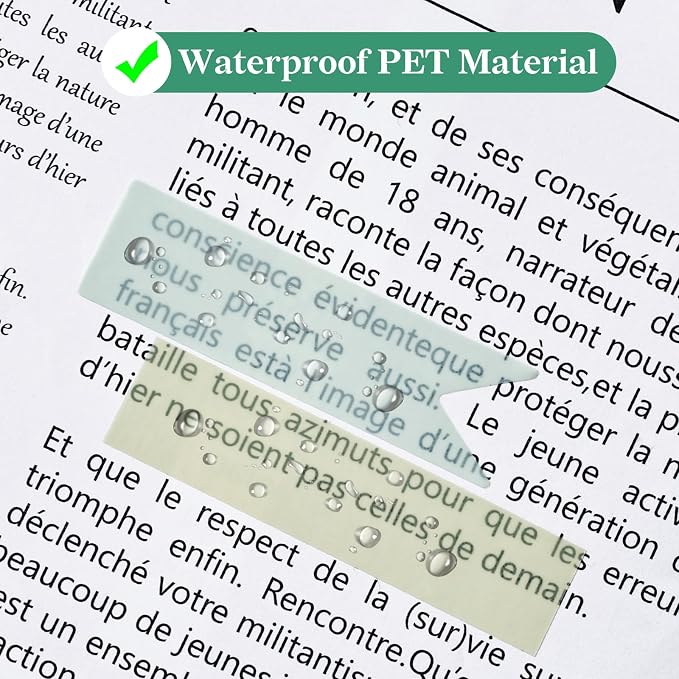Temiary 2600 Pcs Transparent Sticky Index Tabs - Image 7