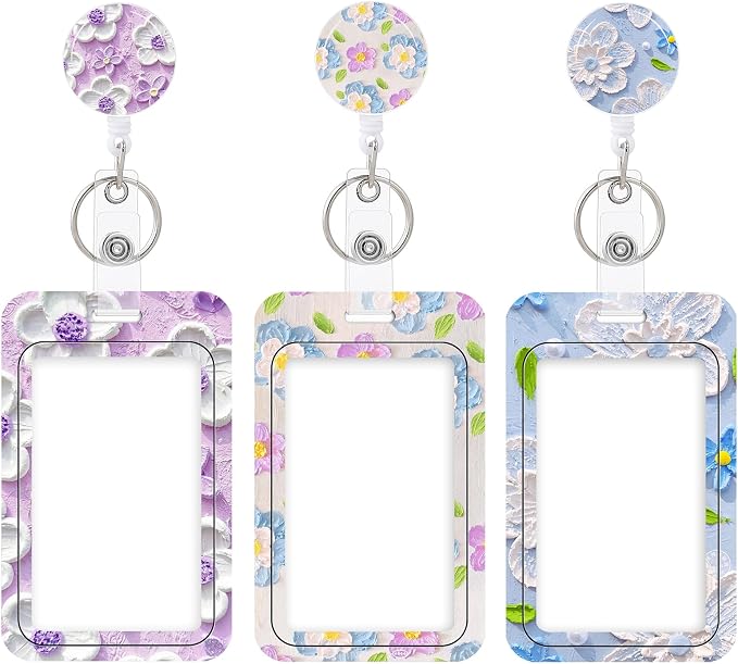 3 Set Heavy Duty Badge Holder by COOKOOKY