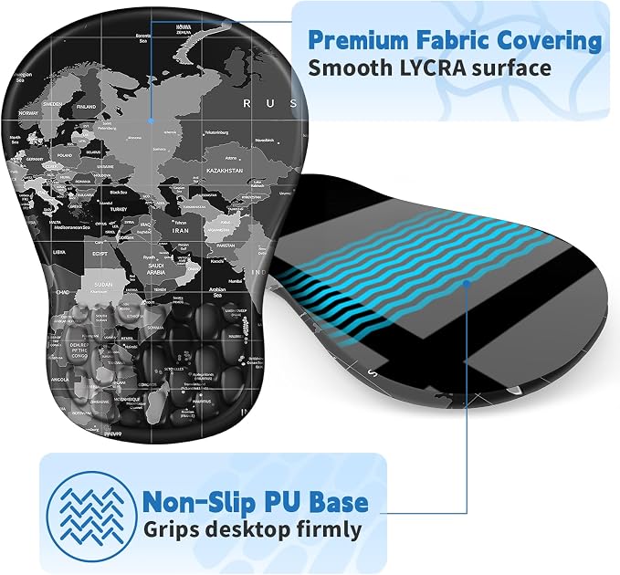 YIWEI Ergonomic Mouse Pad with Wrist Rest - Image 5
