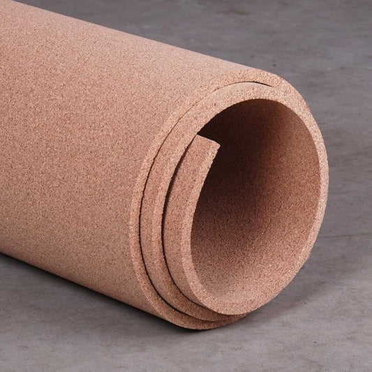 Manton Cork Premium Cork Roll - 4' x 6' x 1/2", 100% Natural Facing Grade Material for Bulletin Boards, Decorative Photo and Message Push Pin Displays - Perfect for Home, School, and Office-DeskLoop Office
