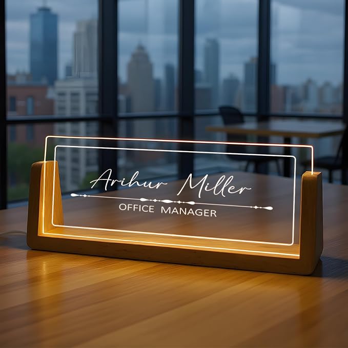 Custom Name Plate for Desk by SYCUSTOM