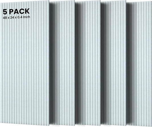 5 Pack Acoustic Panels, Premium Wall Sound Absorbing Panels, Decorative Sound by TO-TH
