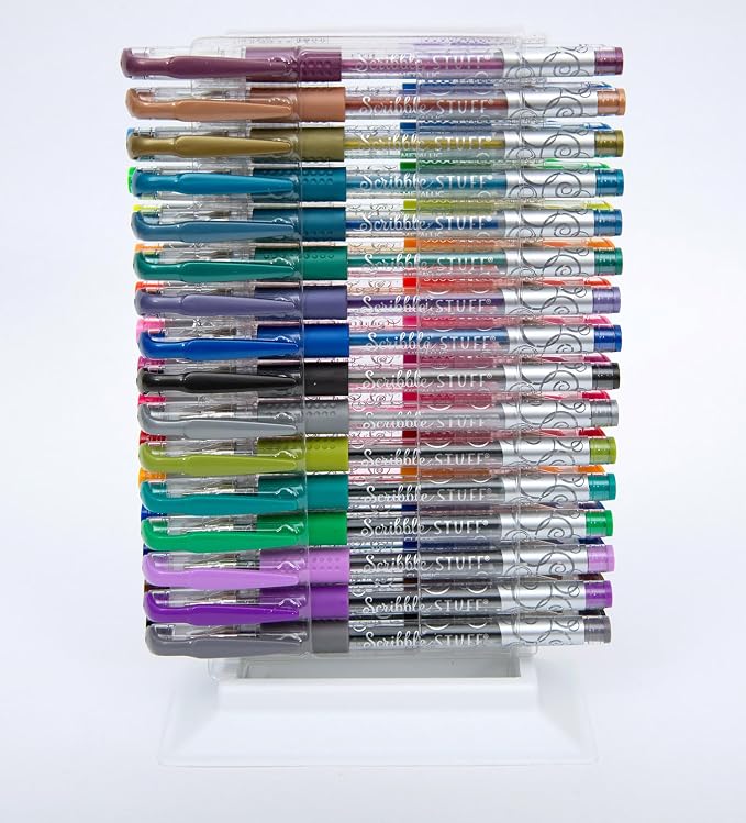 Cra-Z-Art Scribble Stuff 32ct Gel Pens Tower, 32 Bright Fun Colors, an - Image 3