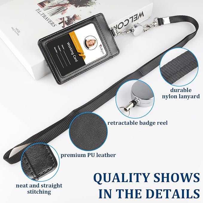 Teskyer Leather Badge Holder - Image 3